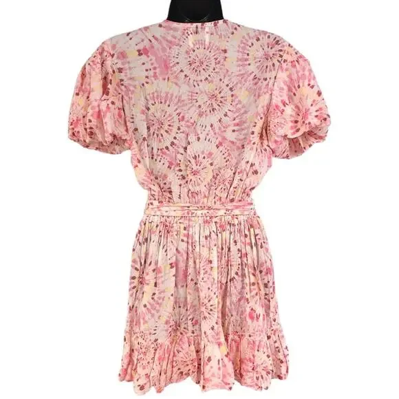 MISA Los Angeles Eloise Mini Dress Puff Sleeve - Picture 7 of 13